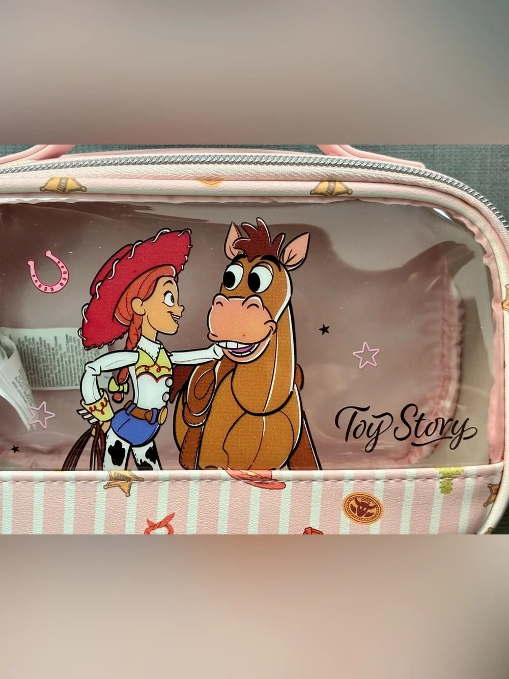 Disneys Pixar Toy Story Pink Travel Bag